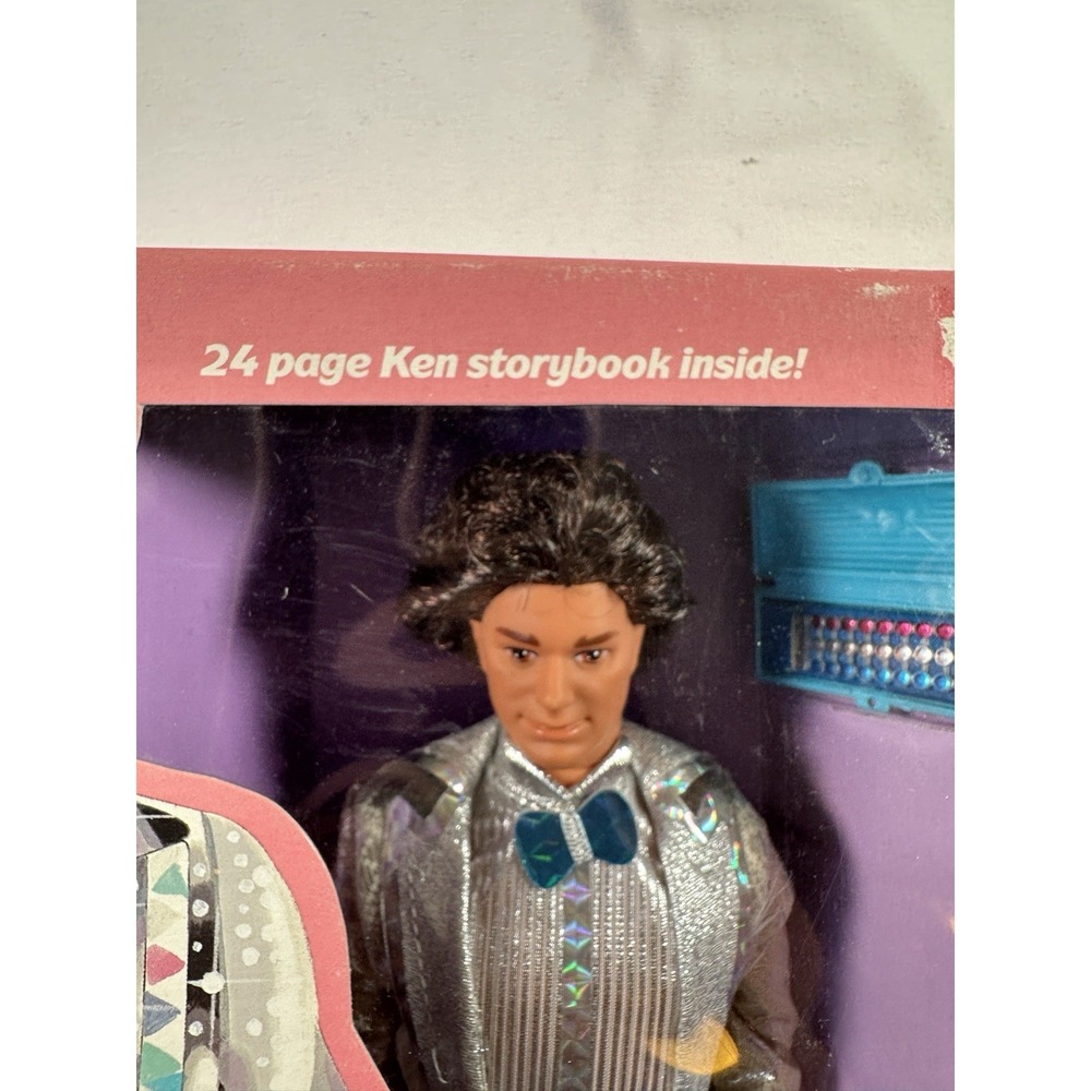 Mattel Jewel Secrets Ken Doll New 1986 Color Change Tux Storybook Original Box - Picture 2 of 10